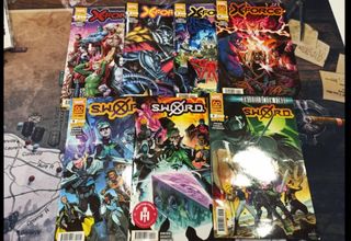 Lote cómic grapa Marvel: X Force + S.W.O.R.D