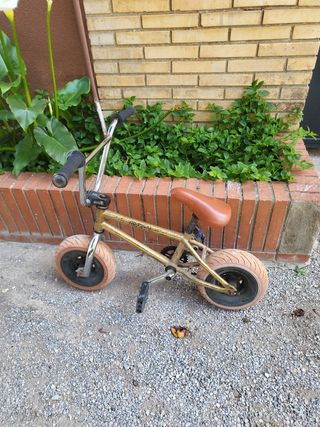 Mini BMX Bicicleta de trucos sin frenos