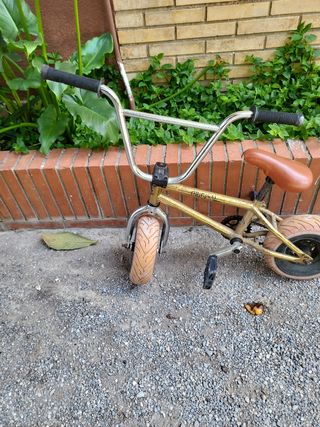 Mini BMX Bicicleta de trucos sin frenos