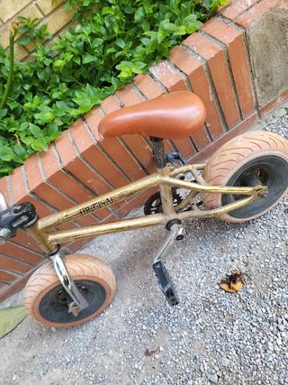 Mini BMX Bicicleta de trucos sin frenos