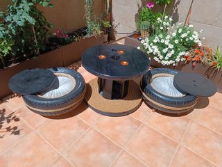 CONJUNTO DE TERRAZA, JARDÍN Y/O BALCÓN