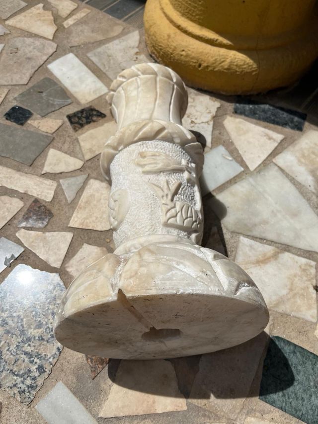 Lampara de alabastro