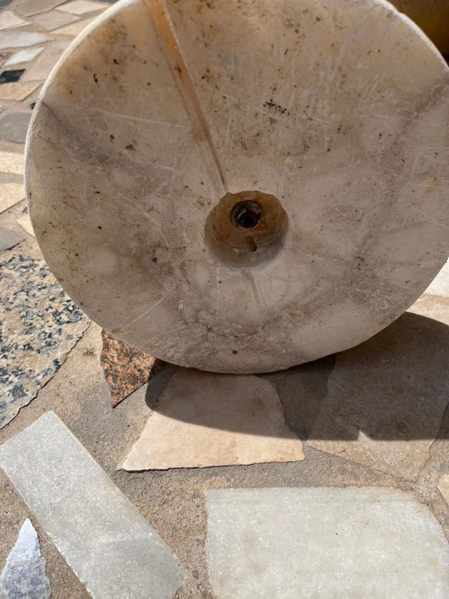 Lampara de alabastro