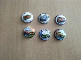 6 placas - vehículos modernos