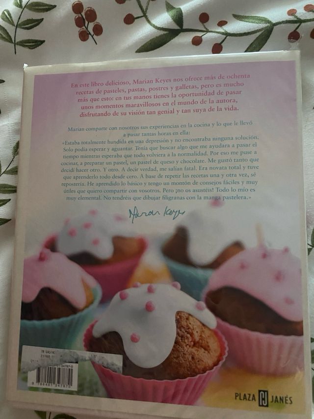 Libro recetas Marian Keyes. Pasteles
