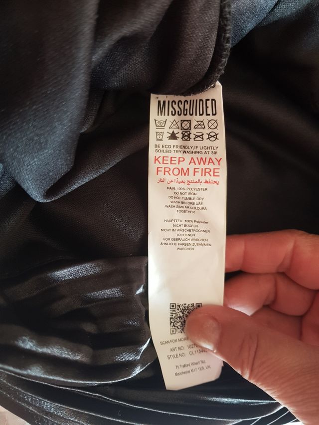 Vestido de cóctel Missguided