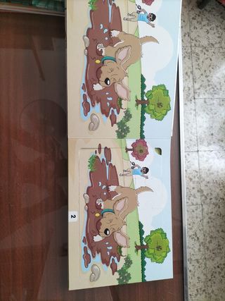 NO A 1€. 6 PUZZLES El baño del perrito PUZLES