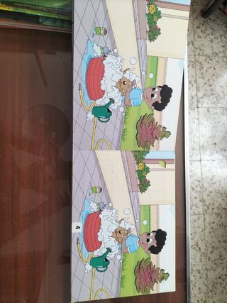 NO A 1€. 6 PUZZLES El baño del perrito PUZLES