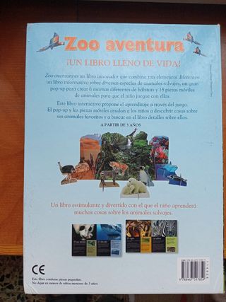 Libro desplegable Zoo Aventura