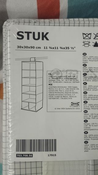 Almacenaje para la ropa (1, 2 y/o 3)