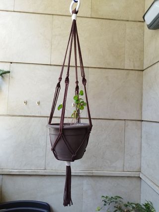MACETERO PORTA MACETAS MACRAMÉ NUEVO