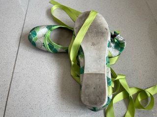 Manoletinas verdes lazada