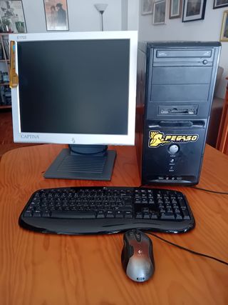 Ordenador sobremesa con pantalla 