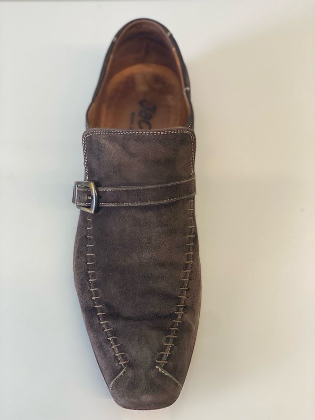 Scarpe eleganti uomo camoscio/cuoio