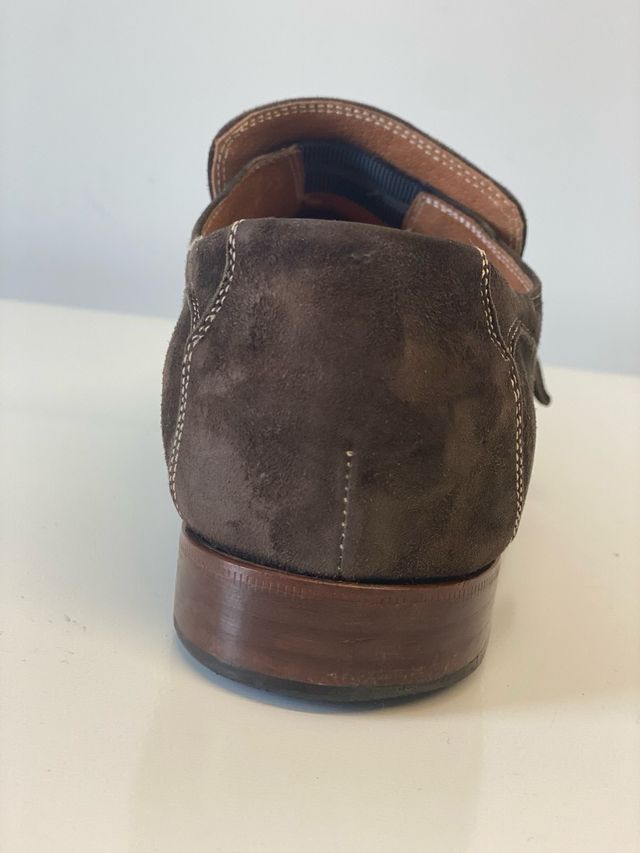 Scarpe eleganti uomo camoscio/cuoio