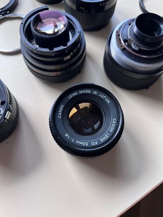 Canon FD Piezas Varias 