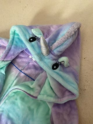 Mono/disfraz/pijama unicornio borreguito