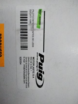 5202W - Piloto+Intermitente Ducati 1098