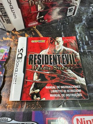 NINTENDO DS RESIDENT EVIL deadly silence pal 🇪🇸