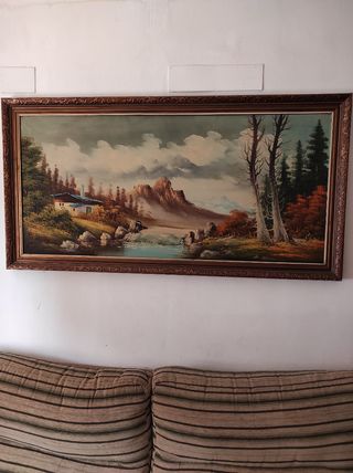 Cuadro antiguo grande 