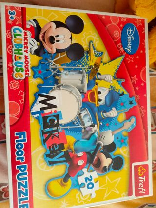 Lote de dos puzzles de suelo