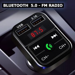 Transmisor FM/MP3 Bluetooth con Cargador