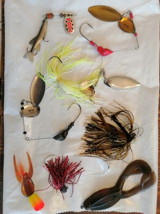 Kit artificiali pesca spinning bass