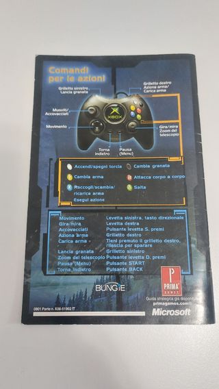 Halo libretto manuale xbox