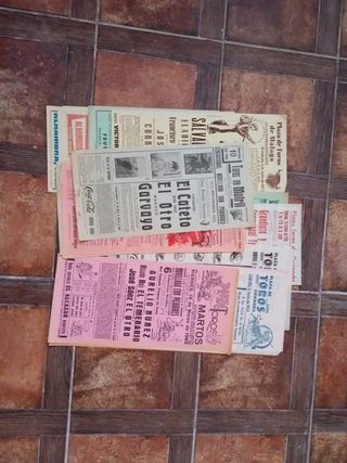 Carteles toros Granada años 60