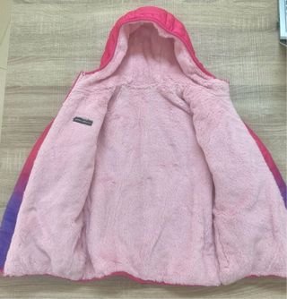 Abrigo niña reversible