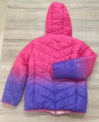 Abrigo niña reversible