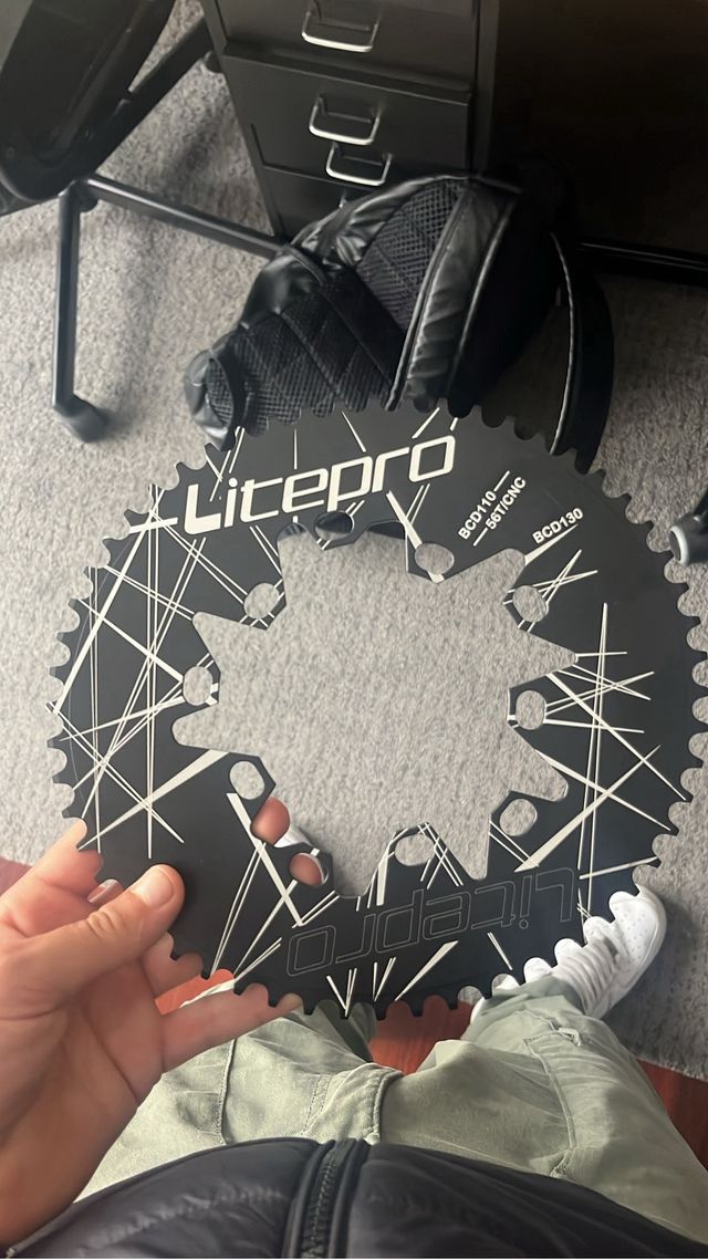 plato litepro carretera ovalado