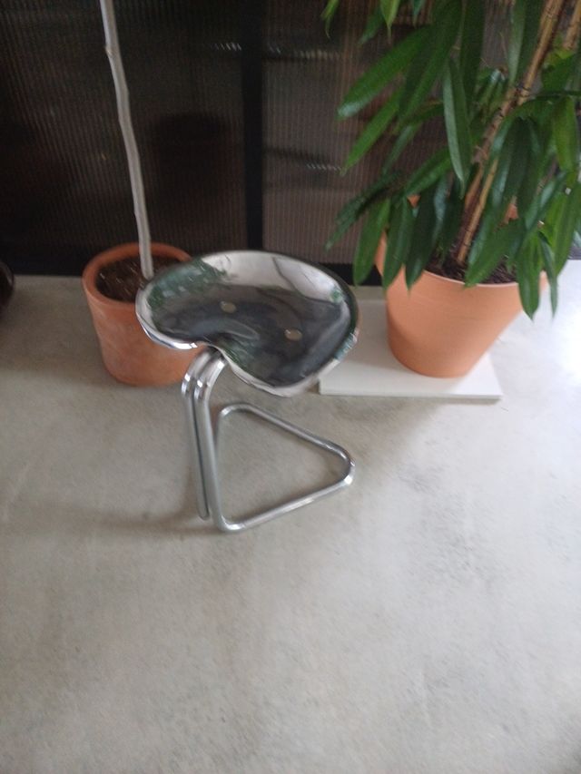 Silla tipo tractor metal