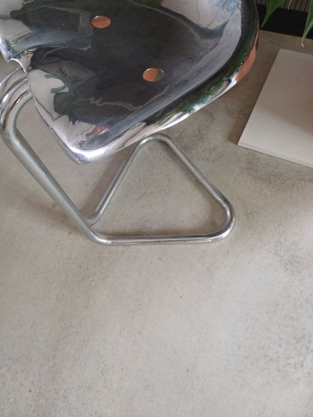 Silla tipo tractor metal