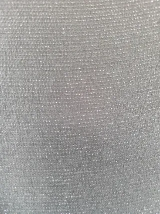 Falda larga brillos gris · Pull&Bear · S (nueva)