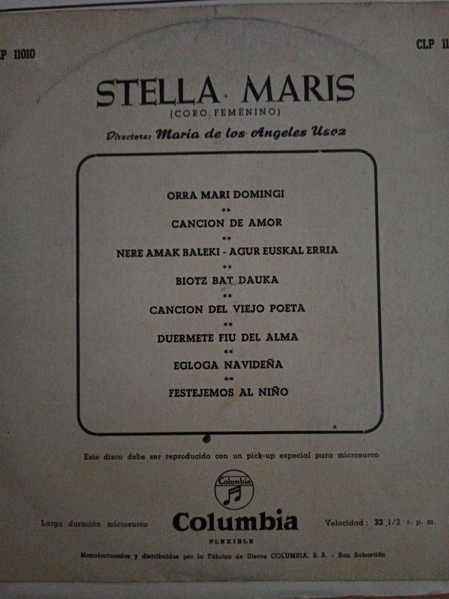 Vinilo Stella Maris