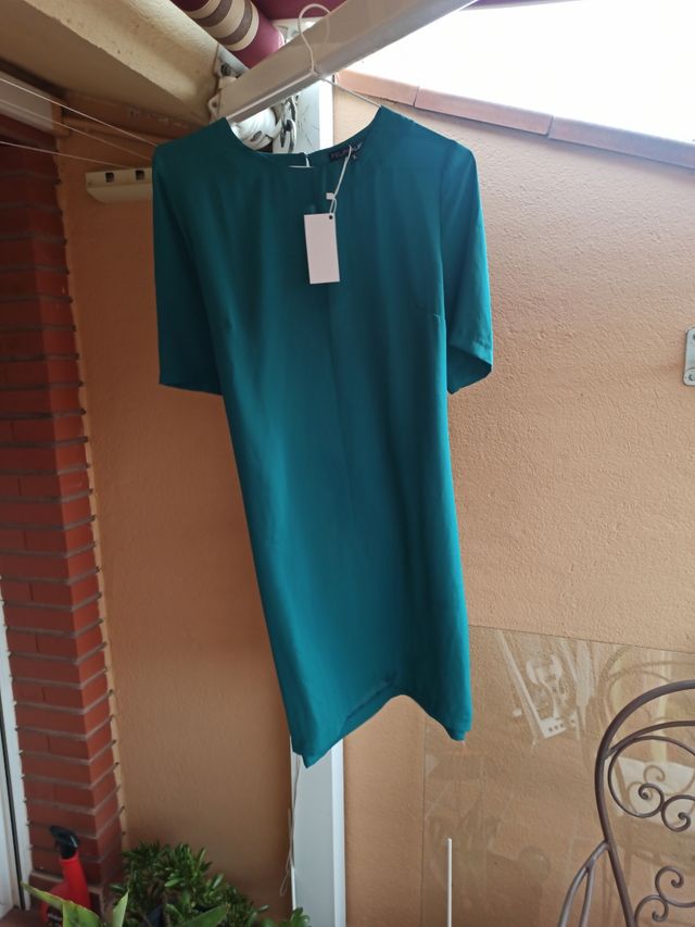 Vestido verde Felipe Albernaz