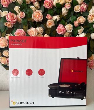 TOCADISCOS/GIRADISCOS SUNSTECH PXR6SBT