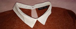 Jersey camisa con cuellos de pico Talla 