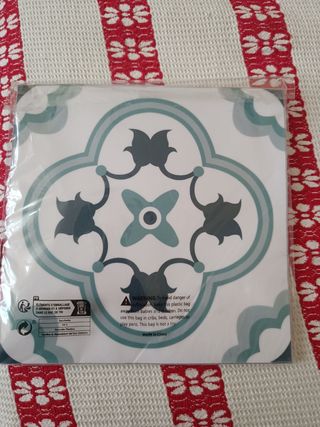 Pack de 9 baldosas marroquíes vinilo
