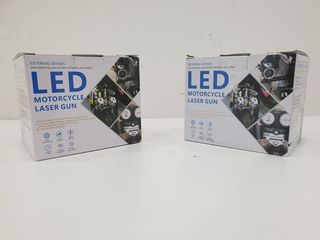 Lote de 2 luces Xenon LED para patinete/moto 10W