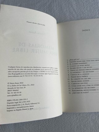 MEMORIAS DE UNA MUJER LIBRE de Nuria Amat
