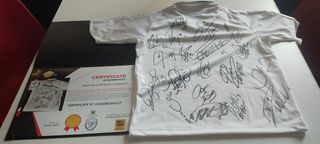 T-shirt firmata certificata Real Madrid 2012/13