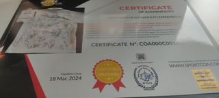 T-shirt firmata certificata Real Madrid 2012/13