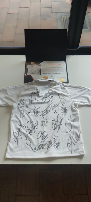 T-shirt firmata certificata Real Madrid 2012/13