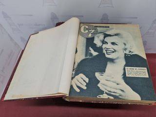 Lote 10 Tomos de Revistas años 60 Cine en 7 días