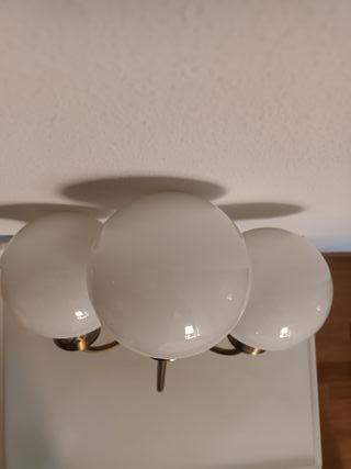 2 Apliques vintage pared 3 brazos