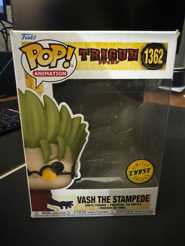 Caja vacia Vash chase trigun Funko
