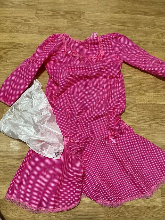 Vestido chulapa rosa