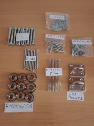 Componentes consumibles de ferretería